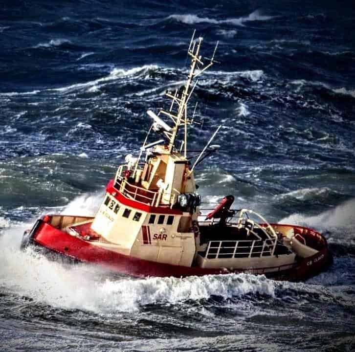 Read more about the article Redningsaktion vest for Hanstholm – fiskekutter sank – besætning reddet