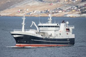 Der er tale om det pelagiske fartøj Christian, som kom ind i den færøske fiskeflåde sidst i 2020. foto: Kiran J 