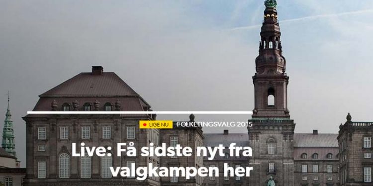 Thorning udskriver valg - Christiansborg