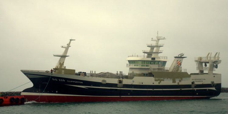Nye »Clipperton« er ankommet til Skagen  Foto: GG 229 »Clipperton« - RCS