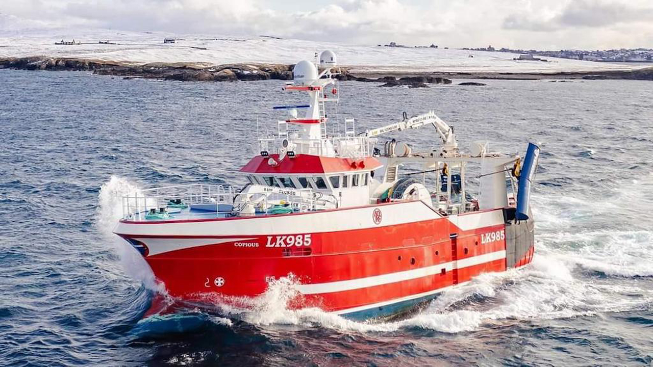Read more about the article Nybygget trawler har nu taget turen fra Kroatien og hjem til Shetland