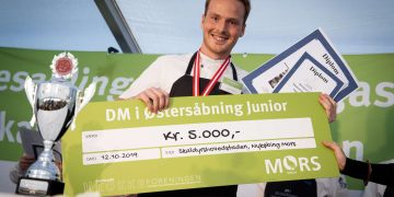 DM i Østersåbning junior blev Jesper Madsen fra Anlægspavillionen i Holstebro 