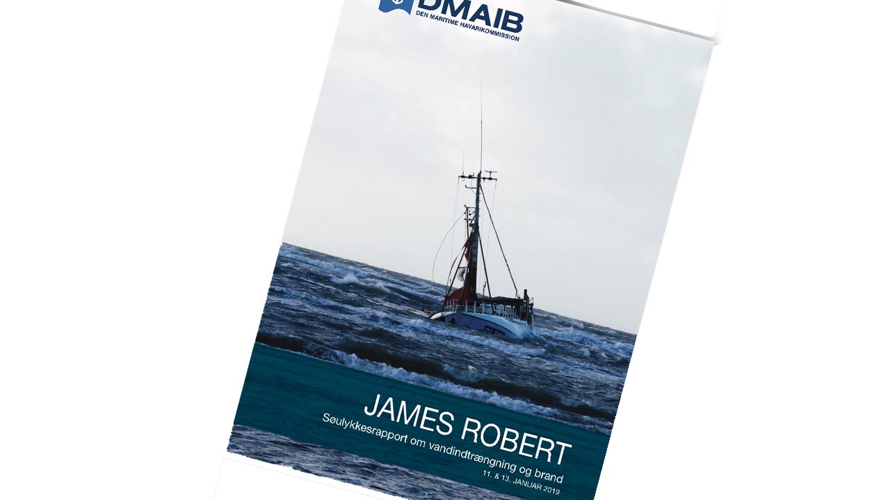 Read more about the article Den Maritime Havarikommissions rapport om JAMES ROBERT’s forlis