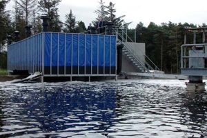 DTU afholder kursus i fiskeopdræt. Foto: Landbaserede saltvandsanlæg ved DTU Nordsøen Forskerpark - DTU