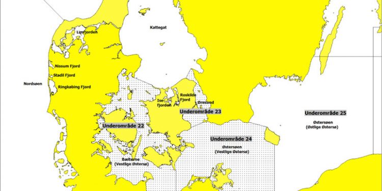 Lyst- og fritidsfiskere tager ansvar for torskebestanden  Kort over området Vestlige Østersø