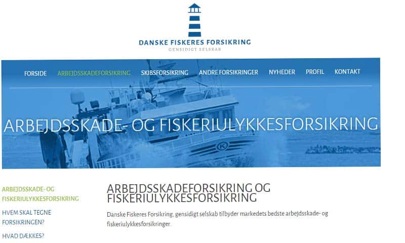 2015 nedsætter Danske Fiskeres for arbejdsskadeforsikring FiskerForum