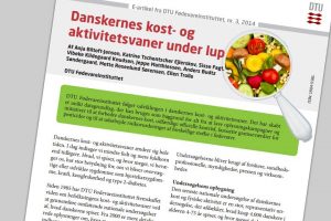 Danskerne spiser stadigt for lidt fisk.  ill.: DTU Fødevareinstituttets nationale undersøgelse af danskernes kostvaner og deres fysiske aktivitet - DTU