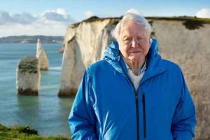 Den verdenskendte naturformidler David Attenborough slår i sin nye bog fast, at havet kan blive sundt igen – hurtigere, end vi troede. Men det kræver, at vi stopper med at ødelægge det nu. foto: Klim Forlag