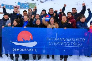 Det grønlandske parti Demokraatit vandt valget - med et slogan »Lad os genopbygge håbet« fb.dk