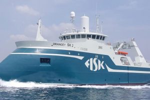 Islandsk nybygning er nu på vej hjem fra Tyrkiet  Foto: Det islandske rederi FISK modtager i disse dage deres nye trawler »Drangey« fra det tyrkiske værft Cemre Shipyard