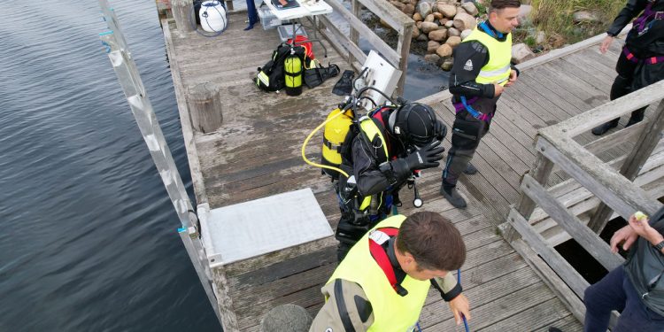 ny dykkeruddannelse i Odense ved Diving2000. foto: Martec