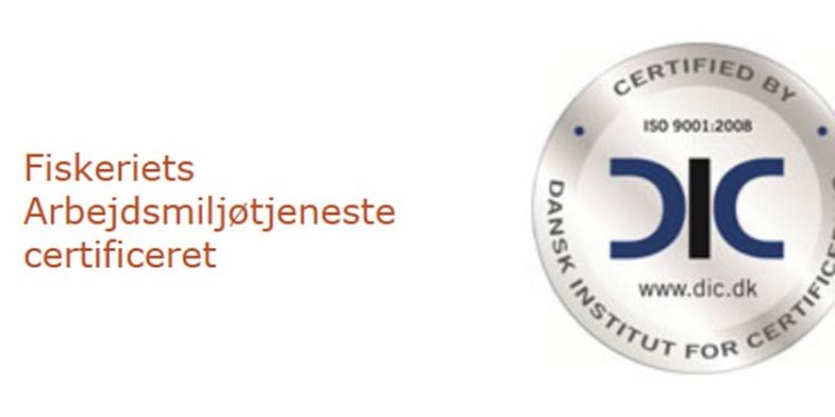 Fiskeriets Arbejdsmiljøtjeneste er nu ISO certificeret.  Ill.: Iso 9001 certificering