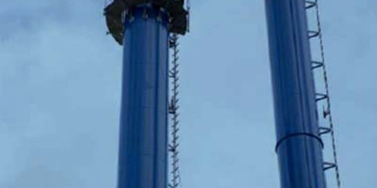 Ny skorsten på 60 meter til FF Skagen  Foto: FF Skagen