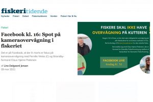 HUSK Facebook-Spot på kameraovervågning i fiskeriet foto: Fiskeritidende.dk