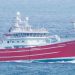**Fagraberg** leverede ugens største landing i Fuglefjord med 400 tons sild. Fartøjet har dermed opfisket sin sildekvote for denne omgang og har øjeblikkeligt omstillet grejerne til blåhvillingfiskeri. foto: GN Fiskur.fo