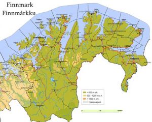 Russisk forurening med tungmetaller bekymre Norge.  Foto: Norsk grænse op mod Rusland - Wikipedia