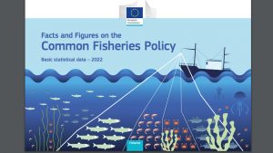 Fakta om EU’s fiskeri og akvakultur 2022. foto: EU-Kommissionens faktarapport omkring fiskeriet i EU