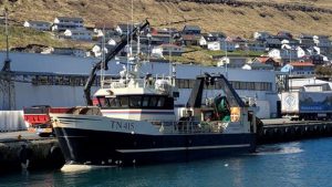 Trawleren Fiskaklettur landede ligeledes en fin last på 13 tons. foto: Fiskur / FS