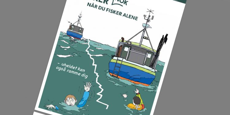 Ny guide: Er du sikker nok, når du fisker alene? ill. F-A.dk folder