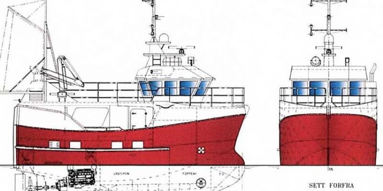 Norsk rederi bestiller tre nye fiskefartøjer.  Ill.: Nyt fiskefartøj til Berg Fiskeriselskap i Senjahopen ved Tromsø - Marin Design AS