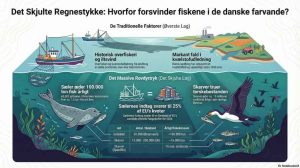 I Østersøen anslås bestanden af gråsæler til omkring 60.000 dyr. Hver sæl spiser i gennemsnit cirka 1,6 ton fisk om året. Samlet betyder det et forbrug på op mod 100.000 ton fisk årligt. Hertil kommer skarver, som i danske farvande alene anslås at æde omkring 16.000 ton fisk om året – herunder store mængder småtorsk. foto: Dahl-Madsen