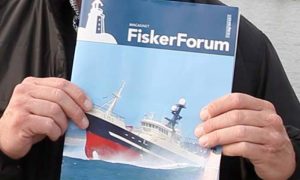 Magasinet om dansk erhvervsfiskeri udleveres gratis på DanFish 2015.  Foto: FiskerForum Magasinet - FiskerForum