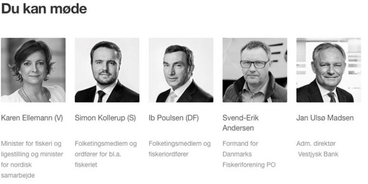 Fiskerikonferencen er flyttet til det vestjyske  Foto: flere kendte stiller op til debat til Fiskerikonferencen i Søndervig