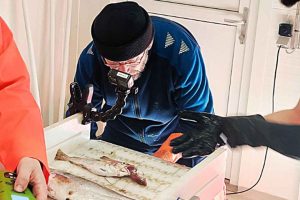 DTU Aqua har indviet et nyt anlæg, hvor kameraer og AI (kunstig intelligens) kan identificere fiskearter automatisk. Det kan få stor betydning for både fiskeri og havmiljø. foto: dtu