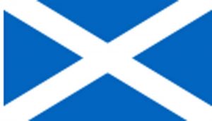 Skotland stemmer om selvstændighed i dag.  Foto: Det skotske flag - Wikip