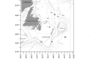 Flemish Cap er en undersøisk banke i det nordvestlige Atlanterhav, øst for Newfoundland i Canada foto: Canadian Fisheries