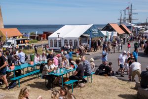 Danmarks Fiskeriforening indtager scenen på Folkemødet og deltager i forskellige debatter foto: Folkemødet i Allinge