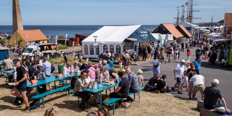 Danmarks Fiskeriforening indtager scenen på Folkemødet og deltager i forskellige debatter foto: Folkemødet i Allinge