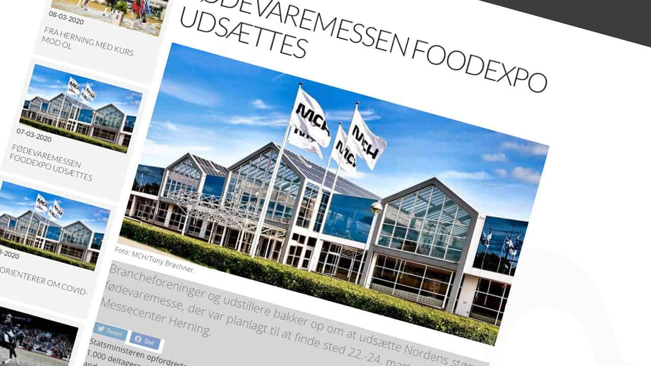 Read more about the article Fødevaremessen »Food Expo 2020« udsættes