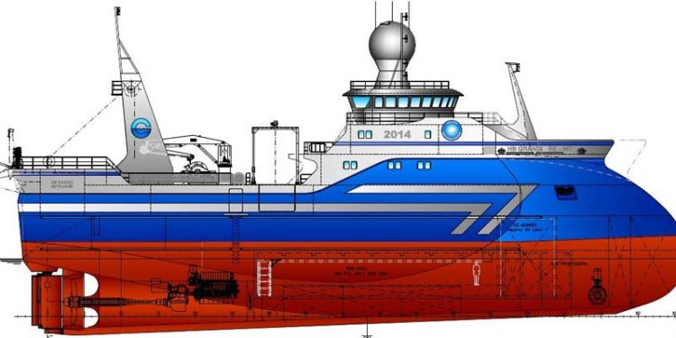 Islandsk rederi med i test af ny type trawler fra Tyrkisk værft.  Foto: Ny Fersk fisk Trawler til HB Grandi