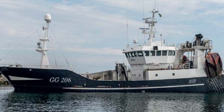 75.000 tons tobis til FF Skagen.  Foto: GG 206 Ahlma - FF Skagen