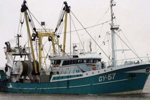 Stor risiko for Danske fiskeri-job ryger efter Brexit  Foto: Engelsk fiskefartøj GY 57 Eben Haezer - Barend