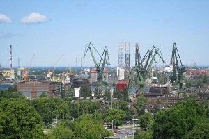 Polens bedst kendte skibsværft er i krise.  foto: Wikipedia