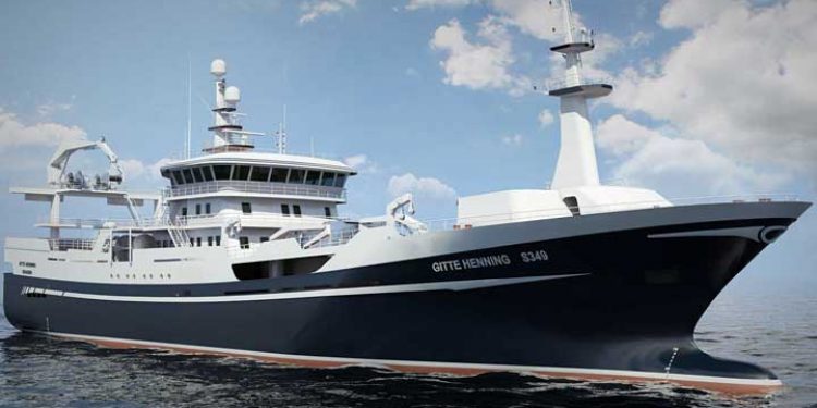 Danmarks største pelagiske trawler overholder de fremtidige IMO Tier lll miljøkrav.  Foto: S349 Gitte Henning Fotograf Wärtsilä