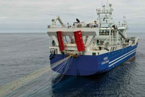 Den nye Robus HMPE Helix-line er blevet et afgørende element i udviklingen af de pelagiske Gloria Helix-trawl. foto: Venus - Hampidjan
