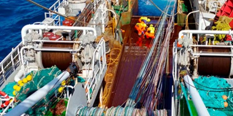 Rødfisk-flåden anvender Gloria Pelagic Trawl fra Hampidjan. Foto: Hampidjan