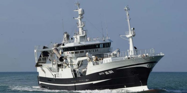 Dansk notbåd solgt til Færøerne  Arkivfoto: HG 264 Ruth - HHansen