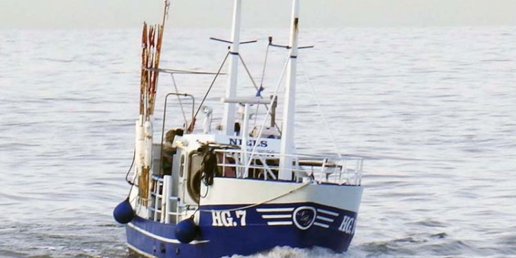 Stavnsbinder »Vækst- og Udviklingspakken« fiskerne   Arkivfoto: kystfisker HG 7 - Niels Jensen