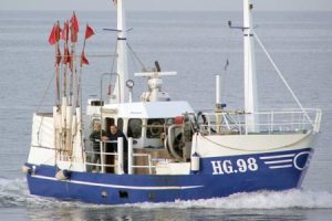 Halvtreds år ved fiskeriet i Skagerrak og Kattegat.  Foto: HG 98 Havørnen er nu Niels Bjerregaards båd igen - HHjerm