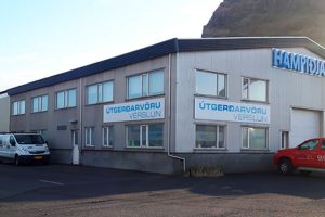 Større udvidelse af Hampidjan på Vestmannaøerne Island  Foto: Udvidelse af Hampidjan´s produktions- og lagerlokaler på Vestmannaøerne