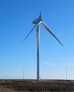Vindmølle uden vinge - V 136 - 4,2 MW foto: hanne Vinther Nielsen - Nordsoeposten