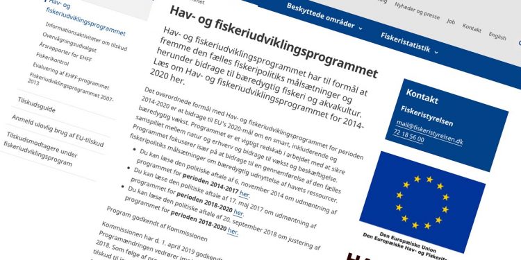 fiskeristyrelsens hjemmeside omkring hav- og fiskeriudviklingsprogrammet