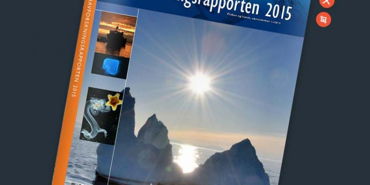 Norsk havforskningsrapport 2015.  Foto: IMR Havforskningsrapporten for 2015 er nu klar på nettet