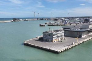 Nyrenoveret havnekontor på havnen i Hirtshals - foto: Hirtshals Havn