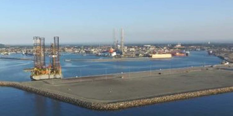 Tilfredsstillende driftresultat for Frederikshavn Havn. Foto: Havneudvidelse etape 1  Frederikshavn Havn