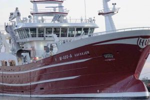 Lodde til konsum opnår rekordafregning på både 10 og 12 mio Nkr. til norske fartøjer foto: K. Bandholm - Karstensens skibsværft